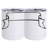 10 oz. White Stainless Steel Short Tumbler Thumbnail