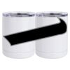 10 oz. White Stainless Steel Short Tumbler Thumbnail
