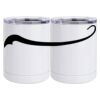 10 oz. White Stainless Steel Short Tumbler Thumbnail