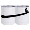 10 oz. White Stainless Steel Short Tumbler Thumbnail