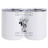 10 oz. White Stainless Steel Short Tumbler Thumbnail
