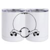 10 oz. White Stainless Steel Short Tumbler Thumbnail