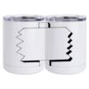 10 oz. White Stainless Steel Short Tumbler Thumbnail
