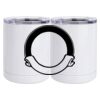 10 oz. White Stainless Steel Short Tumbler Thumbnail