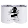 10 oz. White Stainless Steel Short Tumbler Thumbnail