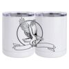 10 oz. White Stainless Steel Short Tumbler Thumbnail