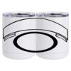 10 oz. White Stainless Steel Short Tumbler Thumbnail