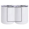 10 oz. White Stainless Steel Short Tumbler Thumbnail