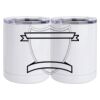 10 oz. White Stainless Steel Short Tumbler Thumbnail