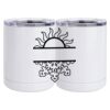 10 oz. White Stainless Steel Short Tumbler Thumbnail