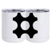 10 oz. White Stainless Steel Short Tumbler Thumbnail