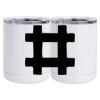 10 oz. White Stainless Steel Short Tumbler Thumbnail