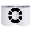 10 oz. White Stainless Steel Short Tumbler Thumbnail