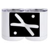 10 oz. White Stainless Steel Short Tumbler Thumbnail