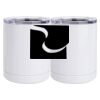 10 oz. White Stainless Steel Short Tumbler Thumbnail