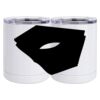 10 oz. White Stainless Steel Short Tumbler Thumbnail