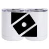 10 oz. White Stainless Steel Short Tumbler Thumbnail