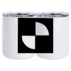 10 oz. White Stainless Steel Short Tumbler Thumbnail