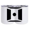 10 oz. White Stainless Steel Short Tumbler Thumbnail