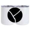 10 oz. White Stainless Steel Short Tumbler Thumbnail