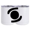10 oz. White Stainless Steel Short Tumbler Thumbnail