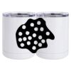 10 oz. White Stainless Steel Short Tumbler Thumbnail