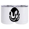 10 oz. White Stainless Steel Short Tumbler Thumbnail