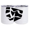 10 oz. White Stainless Steel Short Tumbler Thumbnail