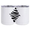 10 oz. White Stainless Steel Short Tumbler Thumbnail