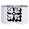 10 oz. White Stainless Steel Short Tumbler Thumbnail