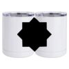 10 oz. White Stainless Steel Short Tumbler Thumbnail