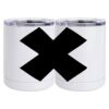 10 oz. White Stainless Steel Short Tumbler Thumbnail