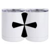 10 oz. White Stainless Steel Short Tumbler Thumbnail
