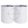 10 oz. White Stainless Steel Short Tumbler Thumbnail