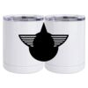 10 oz. White Stainless Steel Short Tumbler Thumbnail