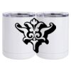 10 oz. White Stainless Steel Short Tumbler Thumbnail
