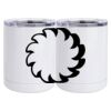 10 oz. White Stainless Steel Short Tumbler Thumbnail