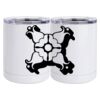 10 oz. White Stainless Steel Short Tumbler Thumbnail