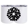 10 oz. White Stainless Steel Short Tumbler Thumbnail