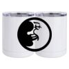 10 oz. White Stainless Steel Short Tumbler Thumbnail