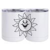10 oz. White Stainless Steel Short Tumbler Thumbnail