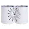 10 oz. White Stainless Steel Short Tumbler Thumbnail