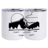 10 oz. White Stainless Steel Short Tumbler Thumbnail