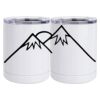 10 oz. White Stainless Steel Short Tumbler Thumbnail