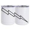 10 oz. White Stainless Steel Short Tumbler Thumbnail
