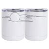 10 oz. White Stainless Steel Short Tumbler Thumbnail