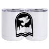 10 oz. White Stainless Steel Short Tumbler Thumbnail
