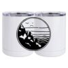 10 oz. White Stainless Steel Short Tumbler Thumbnail