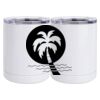 10 oz. White Stainless Steel Short Tumbler Thumbnail