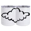 10 oz. White Stainless Steel Short Tumbler Thumbnail